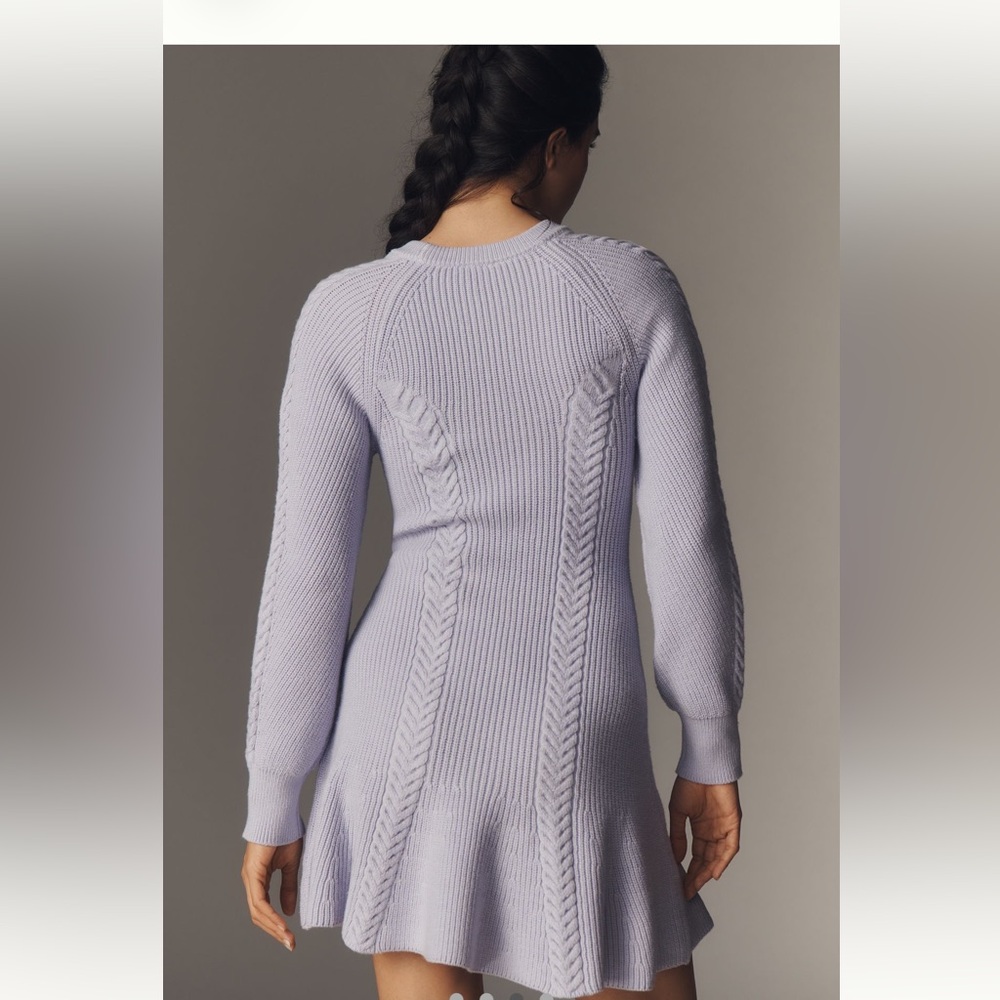 NWT Anthropologie Knit Skater Dress - Picture 3 of 8